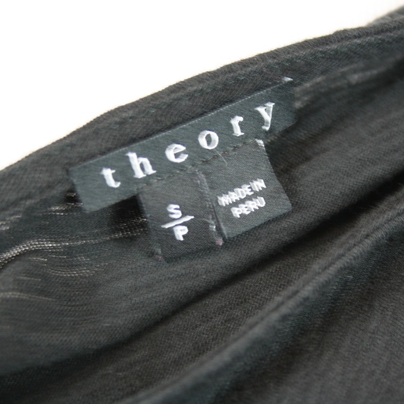 Theory Textured Classic Long Sleeve Cotton - Picture 6 of 8